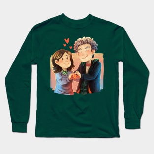 Whouffaldi hearts Long Sleeve T-Shirt